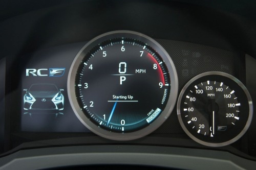 2015 Lexus RC F Coupe Gauge Cluster