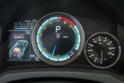 2015 Lexus RC F Coupe Gauge Cluster
