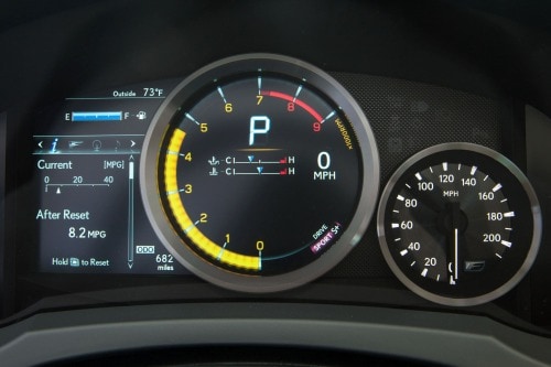 2015 Lexus RC F Coupe Gauge Cluster