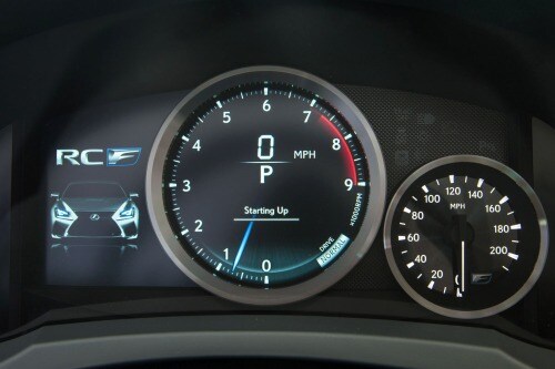 2016 Lexus RC F Coupe Gauge Cluster