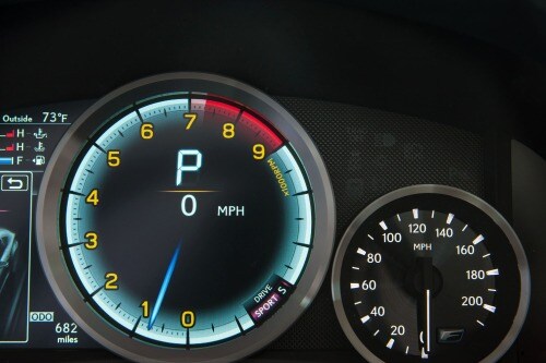 2016 Lexus RC F Coupe Gauge Cluster