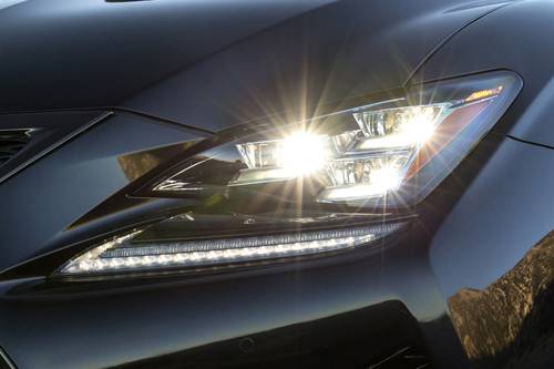 Lexus RC F Base Coupe Headlamp Detail