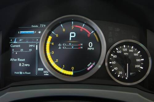 Lexus RC F Coupe Gauge Cluster
