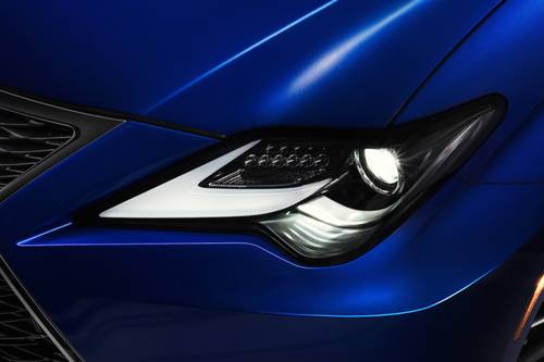2020 Lexus RC F Coupe Headlamp Detail