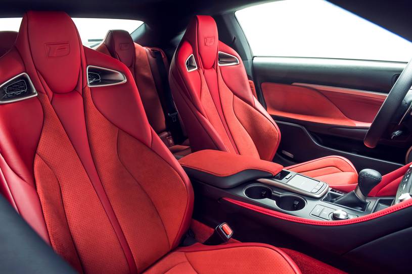 2020 Lexus RC F Track Edition Coupe Interior Detail Shown