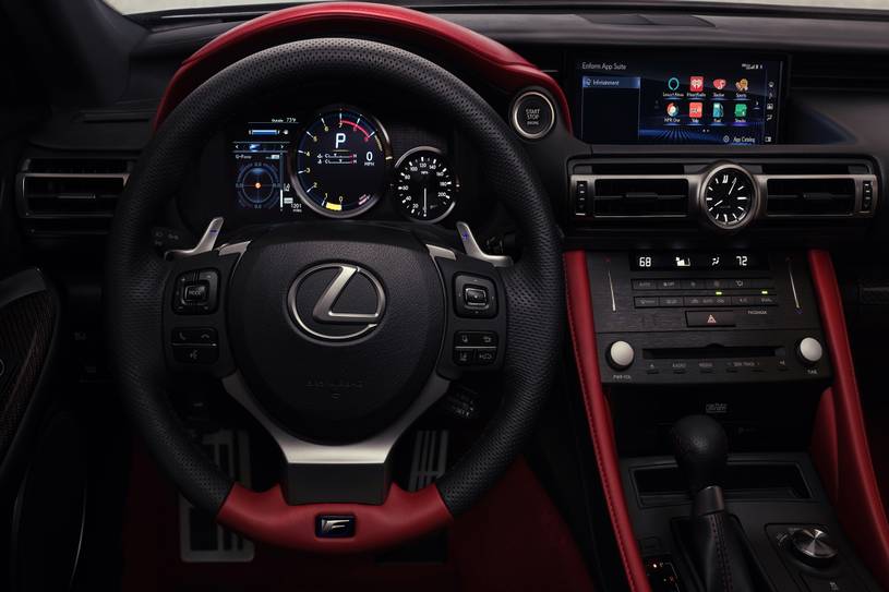 2020 Lexus RC F Track Edition Coupe Steering Wheel Detail