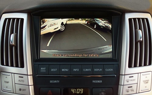 2004 Lexus RX 330 LCD Screen; Reverse Camera Feature Displayed
