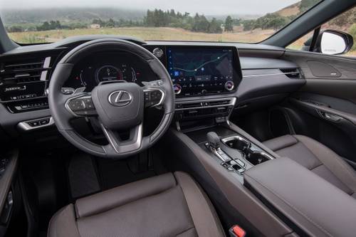 2023 Lexus RX 350h Luxury 4dr SUV Steering Wheel Detail