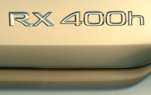 2006 Lexus RX 400h Rear Badge