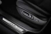 2013 Lexus RX 450h 4dr SUV Door Sill Badge and Power Seat Control Detail