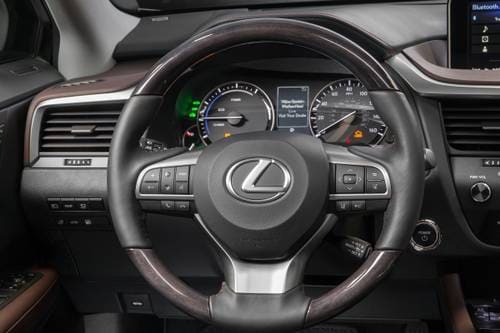 Lexus RX 450hL Luxury 4dr SUV Steering Wheel Detail