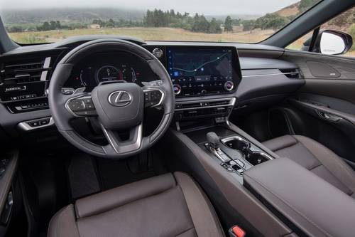 2025 Lexus RX 350h Luxury 4dr SUV Steering Wheel Detail