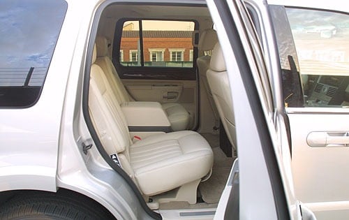 2003 Lincoln Aviator Rear Interior