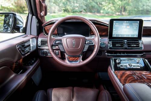 Lincoln Navigator L Black Label 4dr SUV Steering Wheel Detail