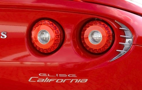 2008 Lotus Elise California Edition Rear Badging