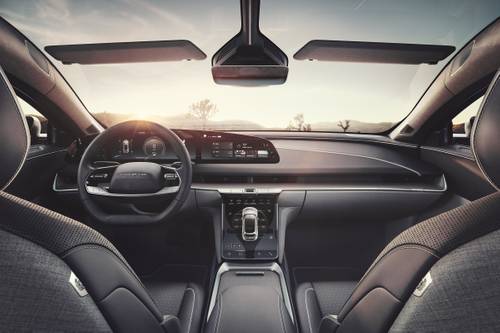 2022 Lucid Air Dream Edition Performance Sedan Dashboard Shown