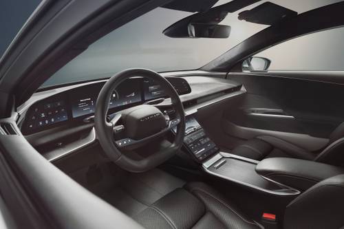 2023 Lucid Air Grand Touring Sedan Steering Wheel Detail