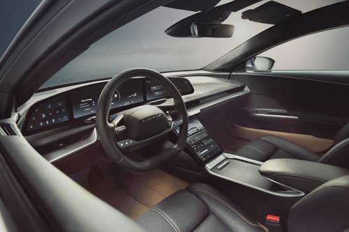 2023 Lucid Air Grand Touring Sedan Steering Wheel Detail