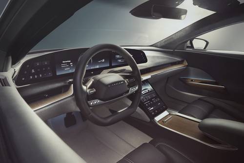 2025 Lucid Air Grand Touring Sedan Steering Wheel Detail