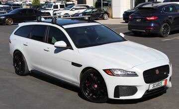 2018 Jaguar XF Sportbrake S AWD — exterior of the exact listed vehicle