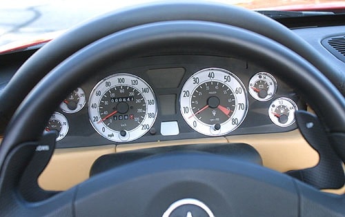 2002 Maserati Spyder Cambiocorsa Gauge Cluster