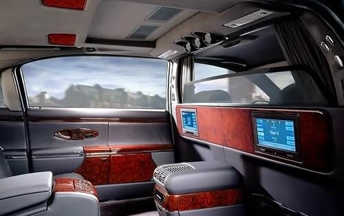 2008 Maybach 62 Rear Interior Detail