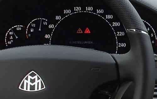 2008 Maybach 62 S Instrument Cluster