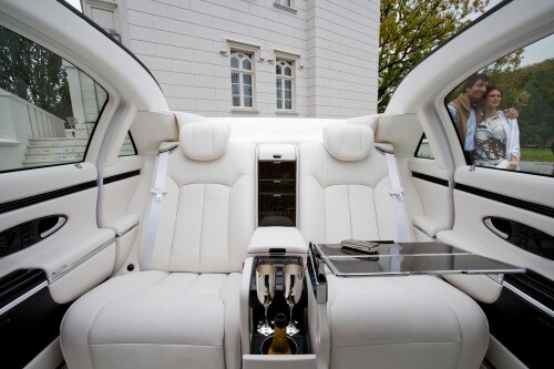 2012 Maybach Landaulet Convertible Rear Interior