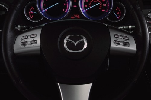 2009 Mazda 6 s Grand Touring Sedan Steering Wheel Detail