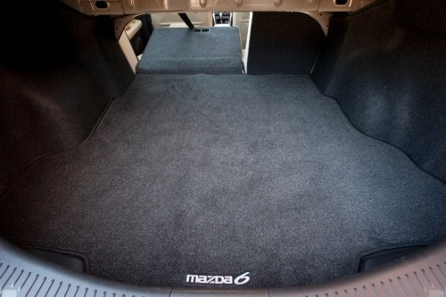 2013 Mazda 6 i Touring Sedan Cargo Area with Seat Down
