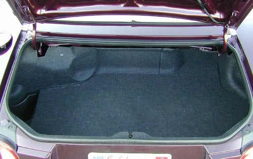 2000 Mazda MX-5 Miata Cargo Area