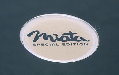 2001 Mazda MX-5 Miata Special Edition Badging
