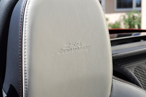 2015 Mazda MX-5 Miata 25th Anniversary Edition Headrest Badge Interior Detail