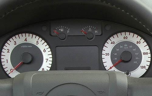 2008 Mazda Tribute s Grand Touring Instrument Cluster