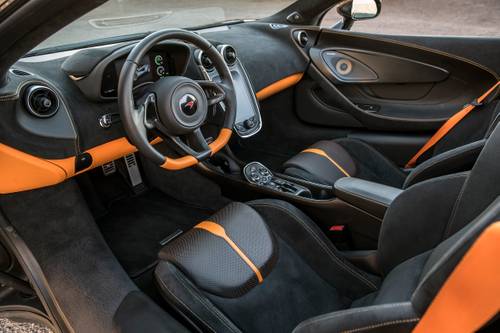 2019 McLaren 570S Spider Convertible Steering Wheel Detail