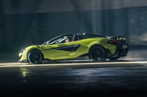 2020 McLaren 600LT Spider Convertible Lifestyle Exterior