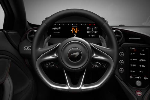 2024 McLaren 750S Spider Convertible Steering Wheel Detail