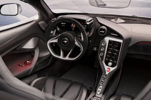 2025 McLaren 750S Spider Convertible Steering Wheel Detail