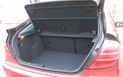 2002 Mercedes-Benz C230 Sports Coupe Cargo Area