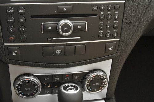 2010 Mercedes-Benz C-Class C63 AMG Sedan Center Console