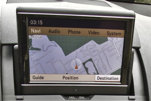 2010 Mercedes-Benz C-Class C63 AMG Sedan Navigation System