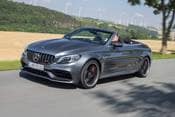 2022 Mercedes-Benz C-Class AMG C 63 S Convertible Exterior. European Model Shown. 2022 Mercedes-Benz C-Class AMG C 63 S Convertible Exterior. European Model Shown.