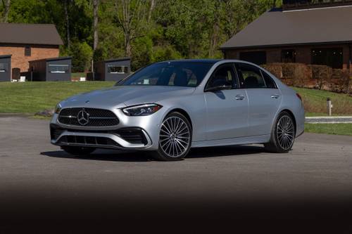 2023 Mercedes-Benz C-Class C 300 Sedan Exterior. AMG Line w/Night Package Shown.