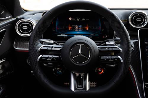 2024 Mercedes-Benz C-Class AMG C 43 Sedan Steering Wheel Detail