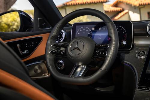 2024 Mercedes-Benz C-Class C 300 4MATIC Sedan Steering Wheel Detail