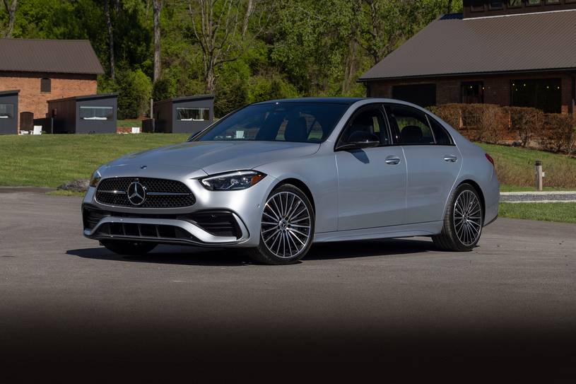 2026 Mercedes-Benz C-Class C 300 Sedan Exterior. AMG Line w/Night Package Shown.