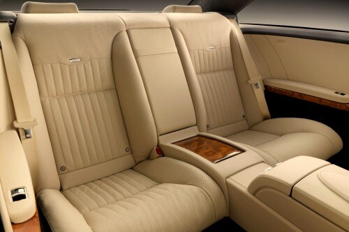 2012 Mercedes-Benz CL-Class CL600 Coupe Rear Interior