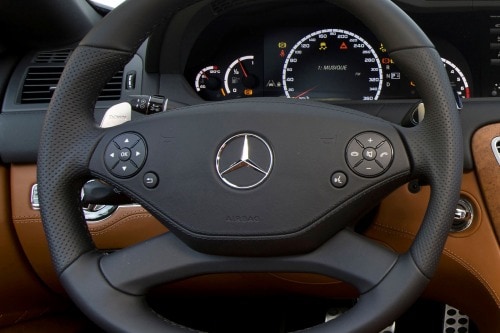 2012 Mercedes-Benz CL-Class CL65 AMG Coupe Steering Wheel Detail