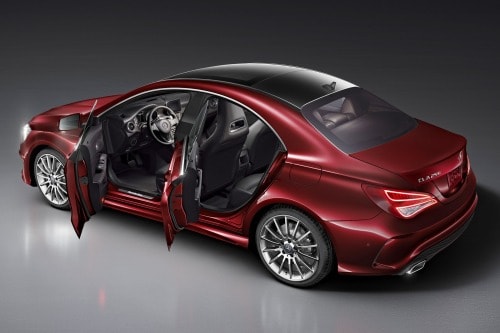 2016 Mercedes-Benz CLA-Class CLA250 Sedan Exterior. Sport Package Shown.