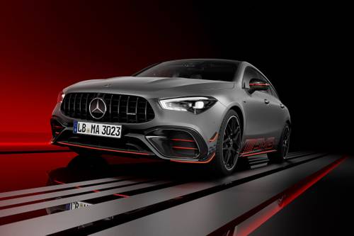 2024 Mercedes-Benz CLA-Class AMG CLA 45 S Sedan Exterior. European Model Shown.